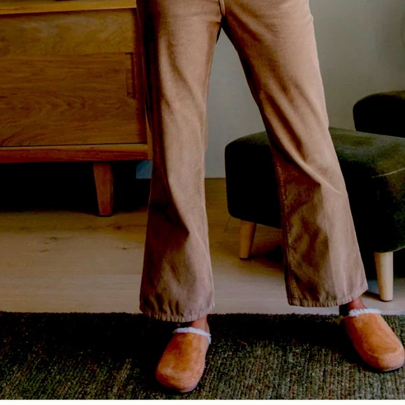 Jenni Kayne Shearling Lined Moc Clog 37 saddle - Picture 4 of 7